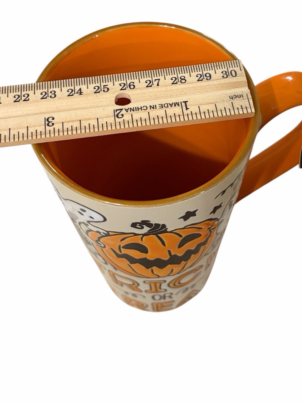 2 Mug Set Halloween Tall Textured Mugs - Picture 9 of 10